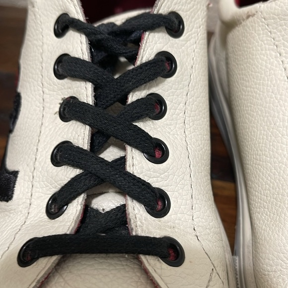 Brighton Love Me Beige Red Sneakers size 8.5 Valentines - Picture 10 of 17